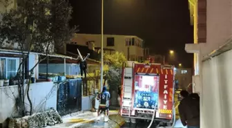 Balıkesir'de çıkan çatı yangını söndürüldü