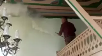 Darende'de camide korkutan yangın