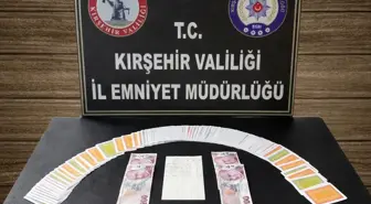 Kırşehir'de kumar oynayan 4 kişiye 46 bin 416 lira ceza kesildi