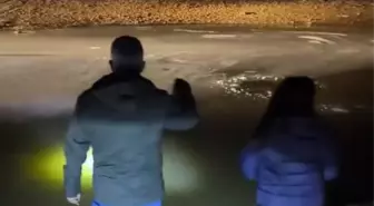 Mardin'de kayıp 2 çocuk, yüzeyi buz tutan gölette aranıyor