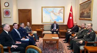 Milli Savunma Bakanı Güler, ABD Büyükelçisi ve Suriye Özel Temsilcisi Barrack'ı kabul etti