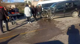 Osmaniye'de 7 kişinin yaralandığı kaza kamerada