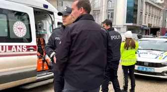 Otomobile çarpmamak için ani fren yapan motosikletli yaralandı