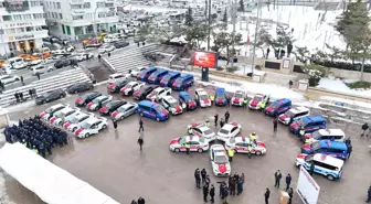 Yozgat'ta emniyet ve jandarmaya 54 yeni araç