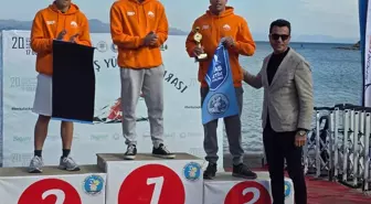 20. Uluslararası Datça Açık Deniz Kış Yüzme Maratonu yapıldı