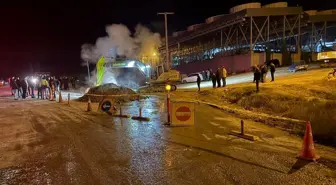 Aydın'da jeotermal boru hattında buhar sızıntısı yaşandı
