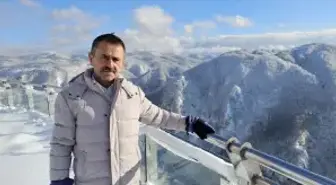 Beyaza bürünen Samanlı Dağları, kış safarisi yapmak isteyenleri ağırladı