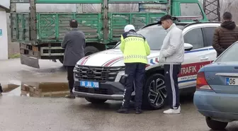 Beypazarı'nda jandarmadan asayiş ve trafik denetimi