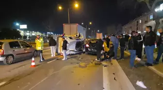 Bursa'da iki otomobilin çarpıştığı kazada 1 kişi öldü