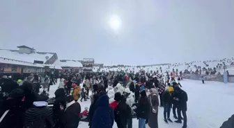Erciyes'te sömestirin ilk gününde yoğunluk