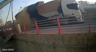 Kaldırımda yürürken hayatının şokunu yaşadı