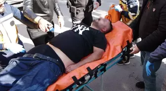 Kendini kilitlediği iş yerini ateşe verdi, dumandan etkilenerek bayıldı