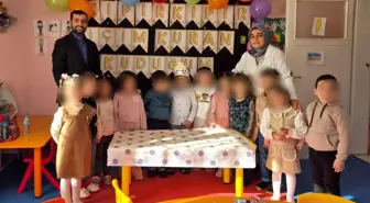 Mahmudiye'de minik öğrenciler için Kur'an-ı Kerim'e geçiş ve karne merasimi düzenlendi