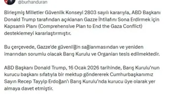 Trump'tan Cumhurbaşkanı Erdoğan'a 'Gazze Barış Kurulu' daveti