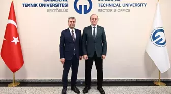 TÜHİS Genel Sekreteri Baş'tan, KTÜ Rektörü Prof. Dr. Çuvalcı'ya ziyaret