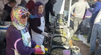 Bodrum'da Hamsi Festivali'nde 3 ton hamsi dağıtıldı, 100 metrelik kuyruk oluştu