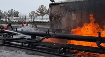 Diyarbakır'da Petrol İstasyonunda Yangın Çıktı