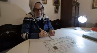 Gazete haberinden etkilenerek başladığı tezhip sanatını geleceğe taşımak için çalışıyor