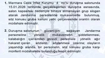 Jandarma Genel Komutanlığı: 'Gruba kanuni yetki çerçevesinde orantılı olarak müdahale edilmiştir'