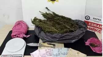 Samsun'da dört ilçede uyuşturucu operasyonu: 5 gözaltı