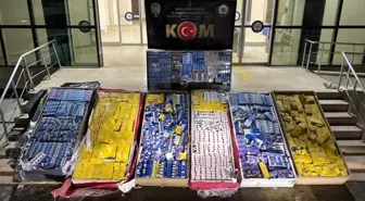 Şanlıurfa'da 40 bin paket kaçak sigara ele geçirildi