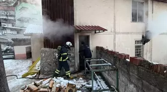 Tokat'ta camide çıkan yangın hasara neden oldu