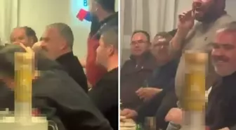 İnfial yaratan görüntü: Alkol masasında sela okutan MHP'li meclis üyesi
