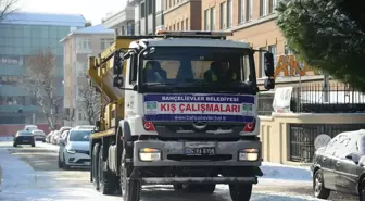 Bahçelievler Belediyesi, karla mücadele çalışmalarını aralıksız sürdürüyor