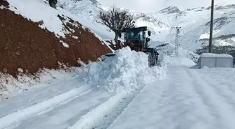 Batman'da 213 yerleşim yerinin yolu kardan kapandı