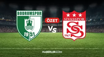 Bodrumspor Sivasspor maç özeti ve golleri! (ÖZET) Bodrumspor Sivasspor kaç kaç bitti, golleri kim attı?