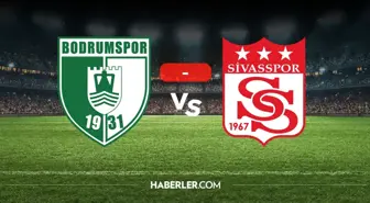 Bodrumspor Sivasspor maçı kaç kaç? MAÇ SONUCU! Bodrumspor Sivasspor golleri kim attı, canlı maç anlatımı!