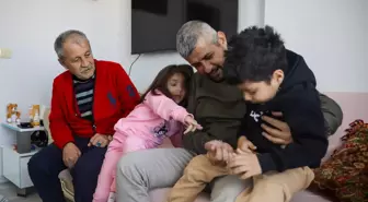 Dede ile 3 torunu, yeni yuvalarına kavuştu