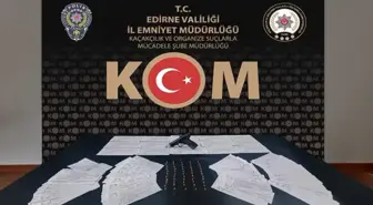 Edirne'de tefecilik operasyonu; 2 tutuklama