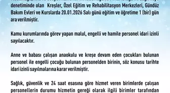 Elazığ'da bazı kurum ve kurslarda eğitime 1 gün ara