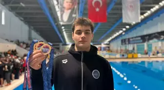 Paletli Yüzme Türkiye Şampiyonası'nda Gaziantep 3 altın madalya kazandı