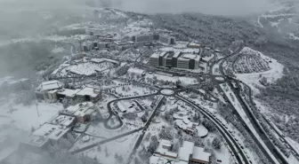 Kocaeli'nin Yüksek Kesimleri Karla Kaplandı