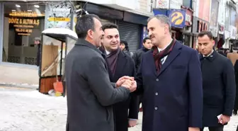 Ağrı Valisi Bozkurt'tan hastane ve esnaf ziyareti