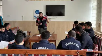 Alaçam'da jandarma personeline sigara bağımlılığı eğitimi verildi