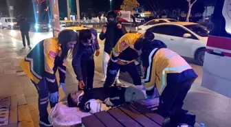 Antalya'da devrilen motosikletin sürücüsü yaralandı