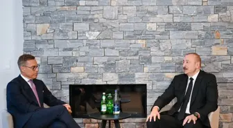 Azerbaycan Cumhurbaşkanı Aliyev, Finlandiya Cumhurbaşkanı Stubb ile görüştü