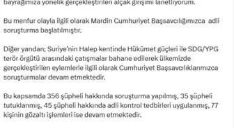 Bakan Tunç: Bayrağımıza saldırı ile ilgili soruşturma başlatıldı