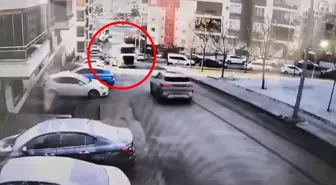 Batman'da Freni Boşalan Tanker 8 Araça Çarptı