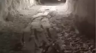 Diyarbakır'da Çığ Altında Mahsur Kalan Ambulans Kurtarıldı