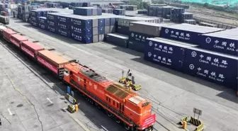 Çin'in Tianjin Limanı ile Azerbaycan Arasında Yeni Kargo Rotası Açıldı