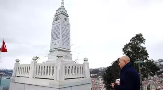 Giresun'un yeni valisi Mustafa Koç ilk ziyaretini Topal Osman Ağa'nın mezarına yaptı
