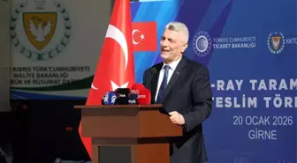 Mobil X-Ray Tarama Sistemi Teslim Töreni Lefkoşa'da yapıldı