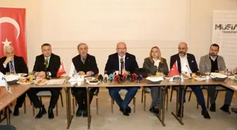 MÜSİAD Trabzon Şube Başkanı İskenderoğlu, basın mensuplarıyla bir araya geldi