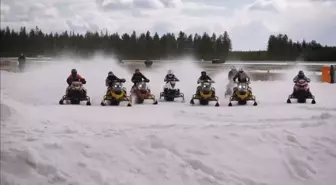 Rize'de Dünya Kar Motosikleti Şampiyonası'nın lansmanı gerçekleştirildi