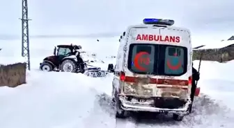Traktör yol açtı, ambulans hastaya ulaştı