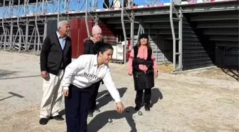 Ula'da sporun birleştirici gücü kuşaklar Bocce sahasında buluştu